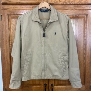 Ralph Lauren Polo Full Zip Jacket in Beige
